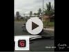 Hombre viajaba en el techo de un carro en Pérez Zeledón.